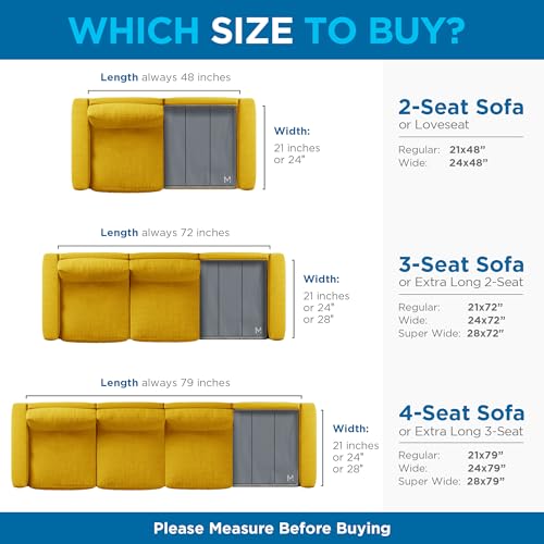 image for Meliusly Heavy Duty Couch Cushion Support for Sagging Cushions (28x72)