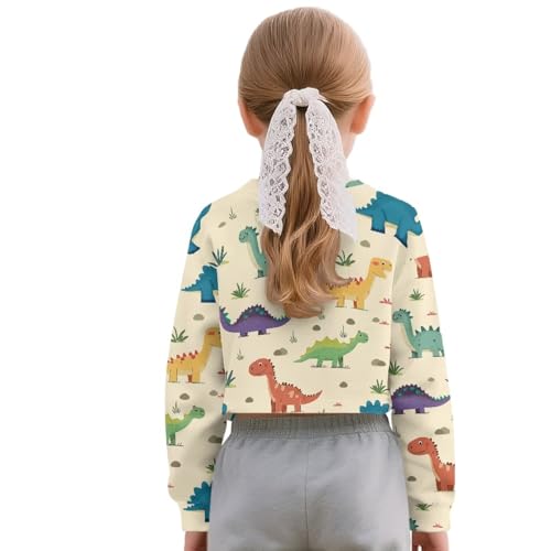 Cropped Tshirts for Girls 5-14Y Kids Long Sleeve Tees Top Fall T-Shirt Kids School Clothes2