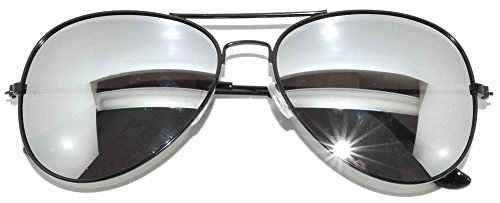 Image of OWL Aviator Sunglasses Mens Womens Metal Frame Assorted Mirrored, Smoke, Tinted Lens Colors