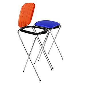 BigDean 2X Müllsackständer AutoFix ORANGE BLAU 120L Mülleimer Müllbeutelständer Müllsackhalter Blauer Gelber Sack Automatik Öffnung