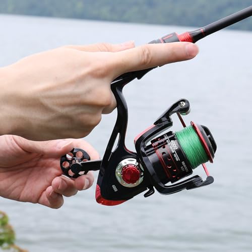 Sougayilang Spinning Reels, Light Weight and Ultra Smooth Powerful Spinning Reels for Saltwater and Freshwater Fishing-7000 - Image 8