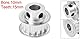 sourcingmap Synchronrad XL 15 Zähne 10mm Bohrung Aluminium Zahnriemen 11mm Breite Gürtel DE