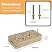 WE Games Wooden Folding Travel Cribbage Board with Metal Pegs, Small Size for Easy Travel