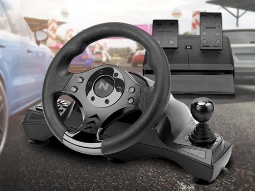 Image of Nitho Drive Pro V16 Racing Wheel & Pedal Set MLT-DP16-K, Compatible with PC /PS3 /PS4 /Xbox1 /Switch