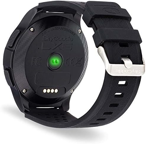 SkyCaddie LX5C Golf GPS Watch with Ceramic Bezel, Black