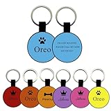 Accessoire de sécurité indispensable pour les animaux - Cette médaille d'identification personnalisée et silencieuse est un must pour tous les propriétaires d'animaux qui accordent la priorité à la sécurité de leur compagnon à quatre pattes. La gravure personnalisée garantit que les informations cruciales sont toujours accessibles, tandis que la conception silencieuse ajoute une touche de commodité pour vous et votre animal.