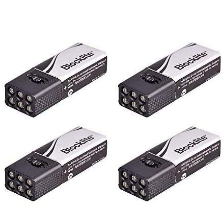 Lixada LED Handheld Flashlight Super Bright Mini LED Handheld Flashlight Pokect Battery Light Torch for Outdoor Camping, Hiking, Hunting, Fishing (Black-4pcs)