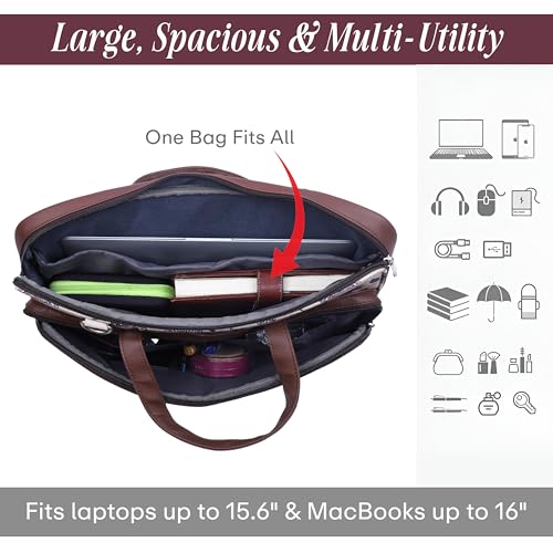 Image of Protecta Stride Floral Printed Laptop Messenger Bag for Men and Women for Office 16 inch Use Macbook Office Briefcase Bag Print Padded Sleeve Straps Durable Design Lightweight 18L Flower Print