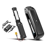 48V 15Ah Large Capacity: The upgraded 48V 15Ah Battery for Electric Bicycle is branded, which is more durable and has a longer cycling life than ordinary batteries. The single-charge range can reach 50-180 kilometers with pas sensor (depend on riding...