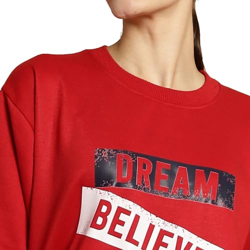 Image of Mack Jonney Printed Round Neck Cotton Fleece tracksuit Co-Ord Set for Women-MACK32760