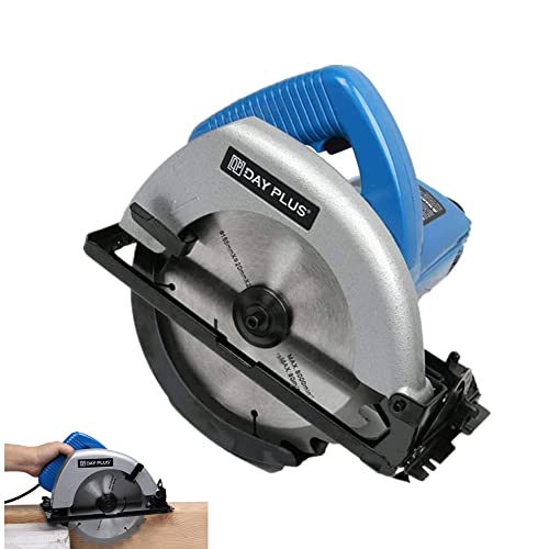Circular Saw Corded 4700 RPM, Max Cutting Depth 55MM/2.17‘’,0-45°Bevel Adjustment, for Wood Cutting