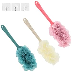 3 Pack Long Handle Bath Brush,Body ...