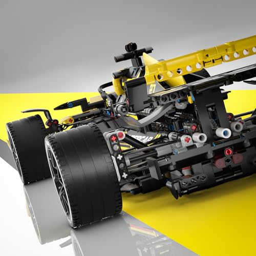 Image of AM24 Formula 1 Racing Car Building Set, 1:8 Scale Collectible Set for Adults, Compatible with Lego,Authentically Detailed Build and Display Model for Home or Office Decor (1650PCS)