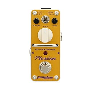 CLASSIC SOUND. Classic British style distortion pedal. Recreation of 70-80's Marshall(trademark) amp tone. 2 IN 1. One pedal combines 2 different modes - bright and normal. 2 effect pedals of normal distortion sound pedal and bright distortion qualit...