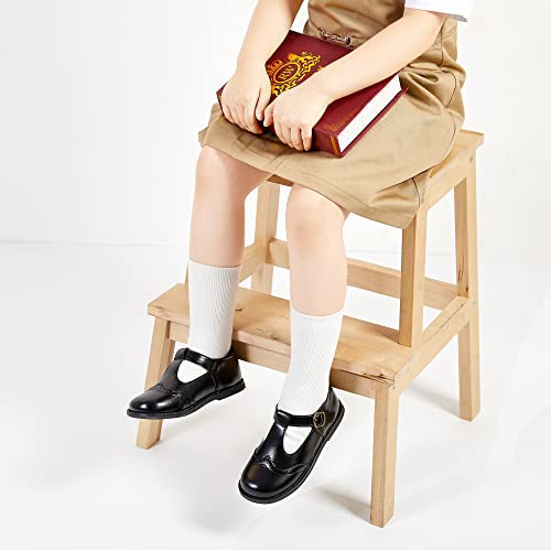 Image of Felix & Flora Toddler Little Girl Mary Jane Dress Shoes - Ballet Flats for Girl Party School Shoes