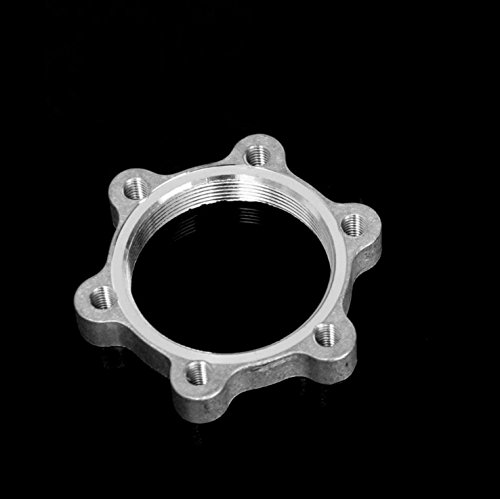 Bicycle Bike Freewheel Threaded Hubs Disk Disc Brake Rotor 6 Bolt Flange Adapter 44MM, 2 pcs/Pack
