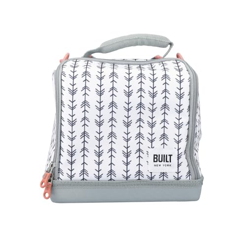 BUILT - Sac-Repas Isotherme Bowery, Imperméable, Polyester Doux / PEVA, 17,5 x 24 x 26 cm, 7 Litres, Motif 