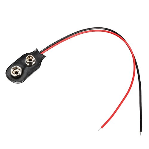 Conector Clip para Batería DC 9V 7 Piezas uxcell miniatura 2