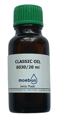 Kd89 Moebius - Aceite Natural Suizo, Para Relojes Y Movimientos De Música, Cuco, Contadores Y Muchas Áreas De La Mecánica De Precisión, 8030