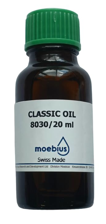 KD89 Moebius Schweizer Naturöl, für Pendel, Uhren, Musikbewegungen, Kuckuck, Zähler und viele Bereiche der Feinmechanik