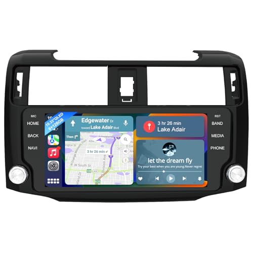 6+128GB �J�[���W�I �g���^ 4 �����i�[ 2010-2019�A10.33�C���` QLED�X�N���[�� ���C�����XCarPlay Android Auto�AAndroid 12�w�b�h���j�b�g�AFm/Am�AGPS�ABluetooth�B