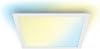 WiZ Panel ceiling lamp adjustable white, dimmable, 1000 lm, warm to cold white, square, intelligent control with applicationaudio via Wi-Fi, white [Energy Class G]