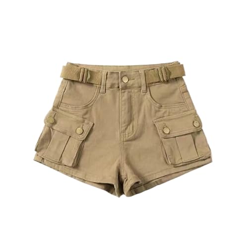 Short en jean A-Line à jambe large doté de poches cargo fonctionnelles