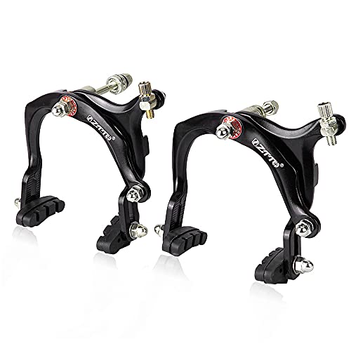 Doorslay Freins De Vélo Brake Freins de Bicyclette en Aluminium Pinces à Bras Long Étriers de Frein Étrier de Frein C Frein à vélo de Ville Frein à vélo de Route pour Vélo Cover