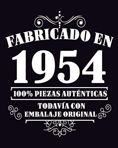 Fabricado en 1954 Todavia Con Embalaje Original: 67 años de regalo de cumpleaños personalizado | Diario en blanco para escribir regalo perfecto para cumpleaños / 120 páginas / 8x10 pulgadas