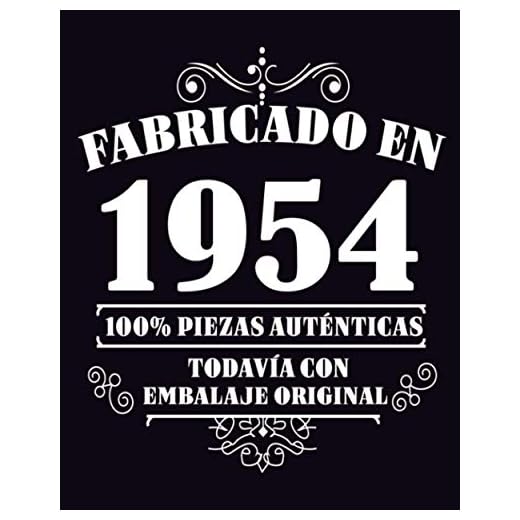 Fabricado en 1954 Todavia Con Embalaje Original: 67 años de regalo de cumpleaños personalizado | Diario en blanco para escribir regalo perfecto para cumpleaños / 120 páginas / 8x10 pulgadas