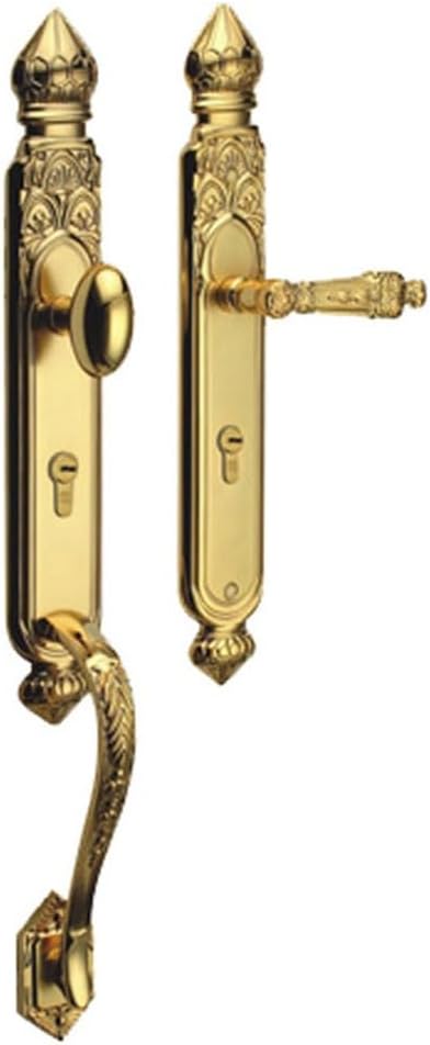 Golden Door Copper Entry Lock Villa Gate