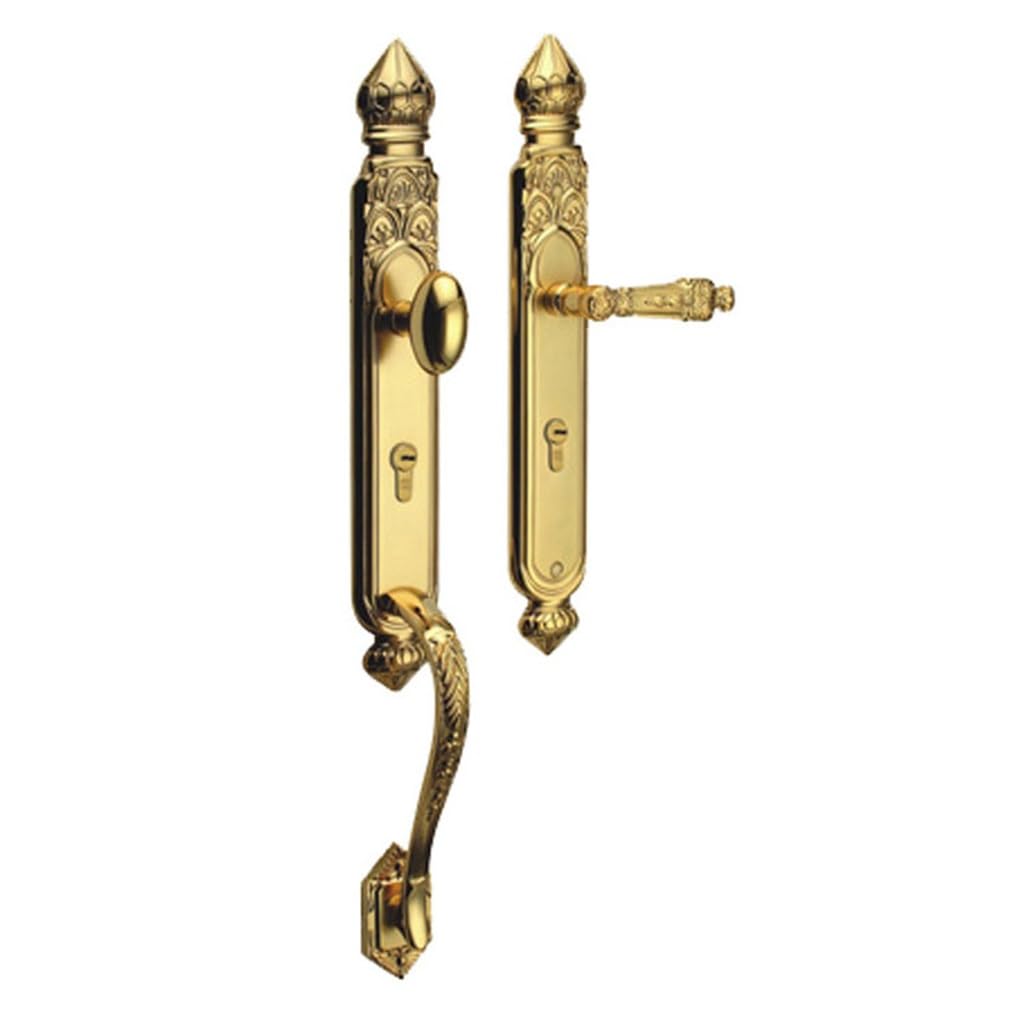 MOBYGKFY Golden Door Copper Entry Lock Villa Gate