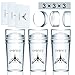 Ejiubas 3 Pcs Jelly Clear Nail Stampers 3 Pcs Sandy Nail Scrapers 3 Pcs Silicone Nail Art Stamper Heads Nail Stamping Kits DIY Nail Art Tools