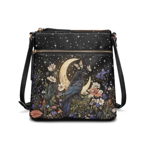 Leather Shoulder Bag for Women Large Crossbody Handbag Sling Hobo Bag with Adjustable Strap for Business Dating