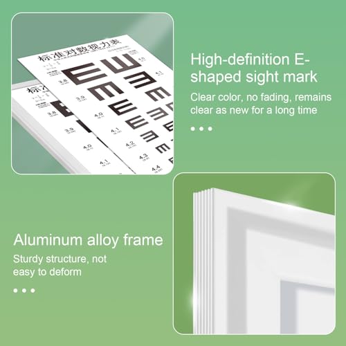 Caja de luz LED para gráfico de visión que soluciona test visuales con reflejos 5