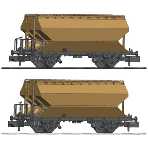 Fleischmann 830310 N Chariots à céréales BLS anti déraillement pour réseau miniature
