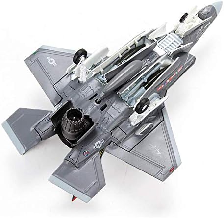 Uterstyle F-35 LIGHTNING FIGHTER MODEL KIT/1:72 Scale F35 Fighter Diecast Attack Plane Metal Fighter Display Model for Decoration or Collection Gift