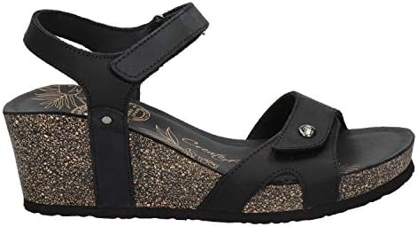 Panama Jack Women's Julia Basics Ankle Strap Sandals, Black, 8 Review | Image 3