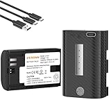 Vesonn 【新モデル】LP-E6/LP-E6Nバッテリー 2*2200mAh大容量バッテリー USB-C直接充電 lp-e6 battery For EOS R、R a、R5、R6、R6 Mark II、R7/EOS 5D II/III/IV、5DS/5DS R、6D/6D Mark II、7D/7D Mark II、60D/60Da、70D、80D、90D充電器不要 PSE済