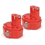 PowerGiant 14.4V 2.0Ah Replacement Battery for Makita 1434 1422 1433 1420 PA14 1435 1435F 194172-2...