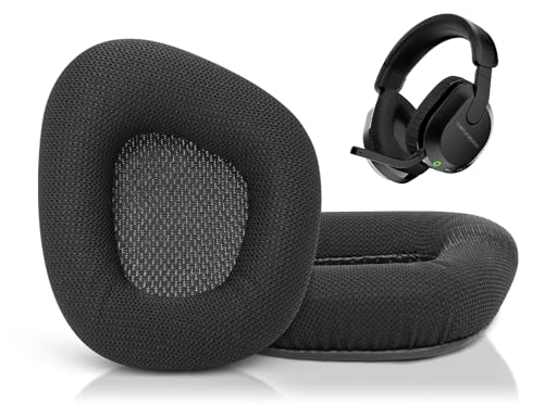 Cojines de malla para Turtle Beach Stealth 600 Gen2/600 Gen3/500 XB - Negro | Almohadillas de reemplazo con espuma para aislamiento de ruido miniatura 1