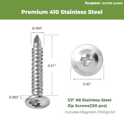 Tornillos Zip acero inoxidable 1/2 pulg, pack 120 miniatura 2