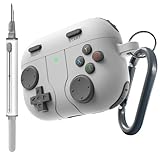 Picture of for AirPods Pro 3 Case(2025) DamonLight Game Case Shock-Proof Protective Silicone with Cleaning Pen and Keychain Accessories for Apple Airpods Pro 3rd Generation (Gray)