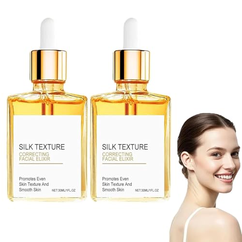 Aceite corporal de seda, aceite de baño corporal de perfume liso, hidratación y firme profunda, humectante de la piel para piel sedosa, refrescante no grasa (2pcs)