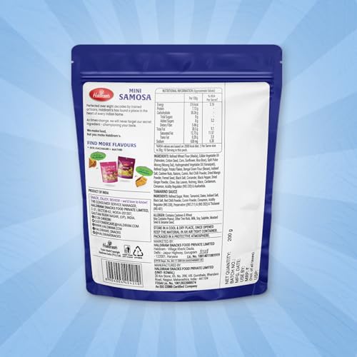 Image of Haldiram's Nagpur Mini Samosa, 200g