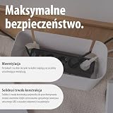 Brennenstuhl puszka kablowa do listwa zasilająca (z wysoce odpornego na uszkodzenia specjalnego tworzywa ABS, wymiary wewnętrzne: 296x129x134 mm, idealna do domu, biura i recepcji) biały