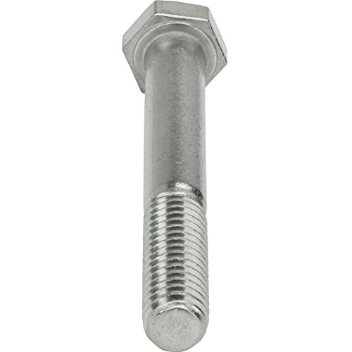 Image of 5 /16-18 x 2 inch Hex Head Cap Screw Bolts, External Hex Drive, Stainless Steel 304, Partially Threaded, Stainless Steel, Quantity 25 By Fastenere