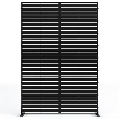 MTART Metal Privacy Screen 72" H x 47.2" Decorative Outdoor