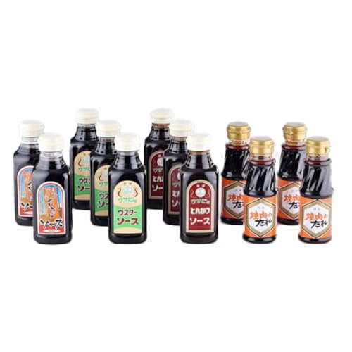 [4種 計12本]わさび印 鈴勝 家庭用ソース セット