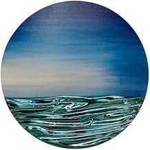 Wall Decor Round Wall Decor Modern 3D Art Abstract Sculpture Hanging for Home Living Room Office Decorations Home HangingsB,Diameter 60cm